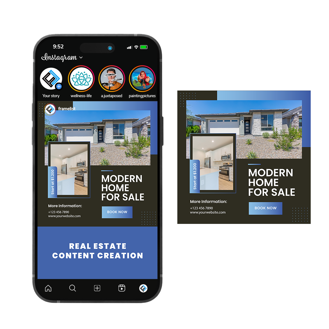 Real Estate Content Creation Sample Graphic